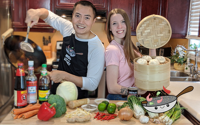 View delicious video recipes from Hop dans le Wok in the Kim Phat Recipes Corner