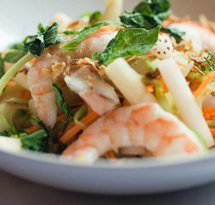 Lotus Salad with Shrimps