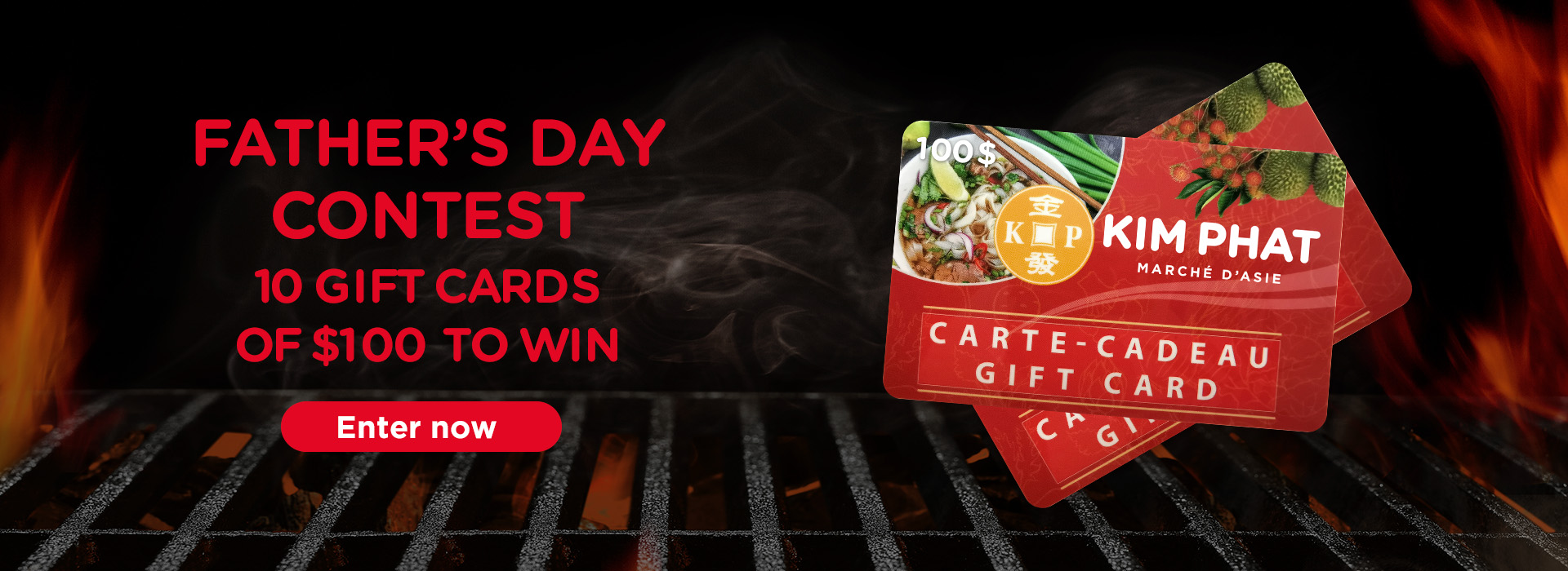 Image father's day contest with text and button